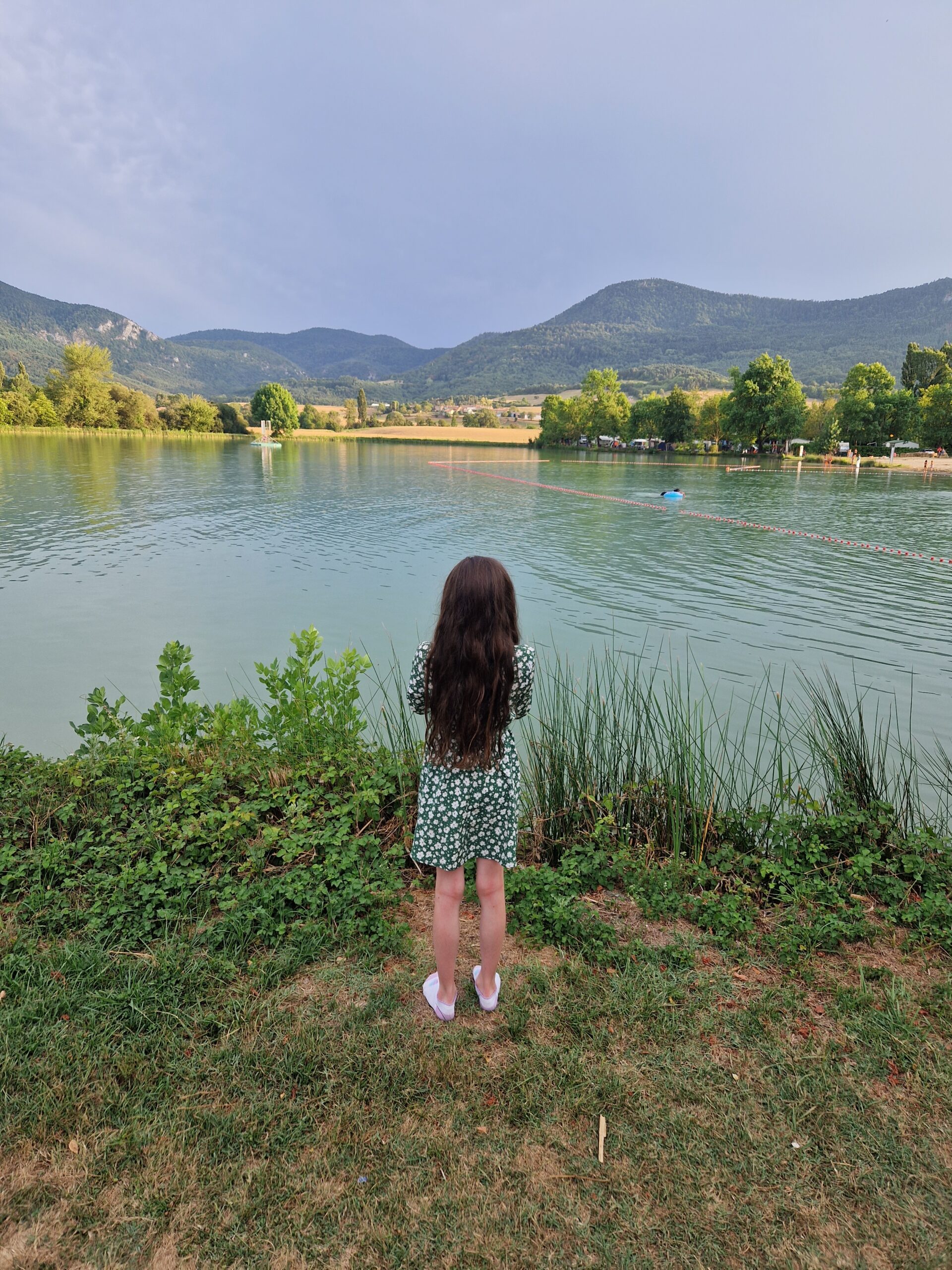Taking in Puivert Lake in Audo, Occitanie
